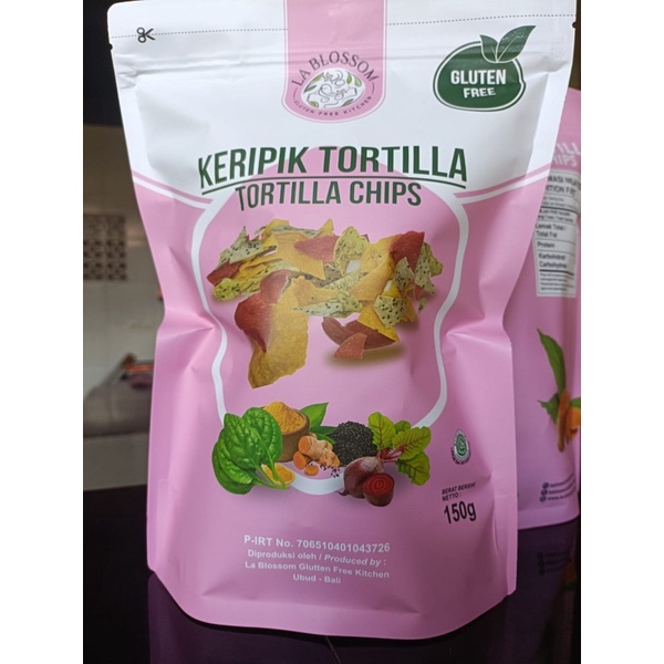 

La Blossom Tortilla Chips Gluten Free Healthy Food /Nachos in Resealable Bags ,Bebas Pengawet!
