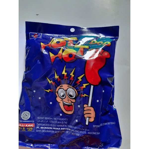 Permen  kaki hot hot pop isi 25 x 5 gr