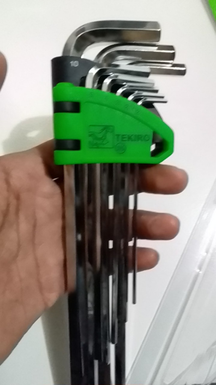 Kunci L Set Panjang Tekiro 8 Pcs