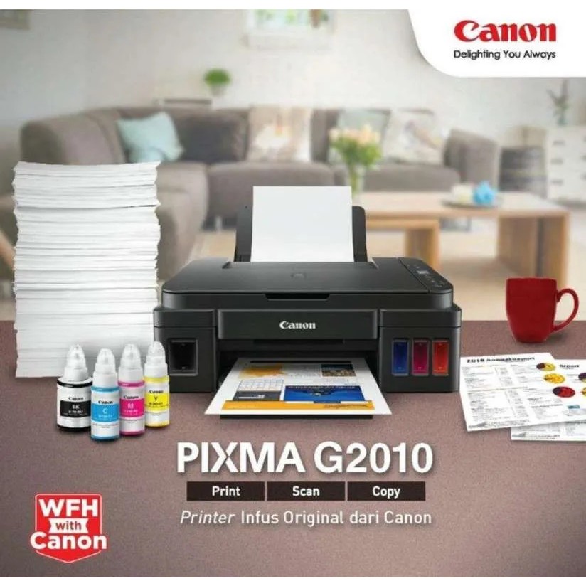 Printer Canon Pixma G2010 Ink Tank | Print - Scan - Copy - Ink Tank