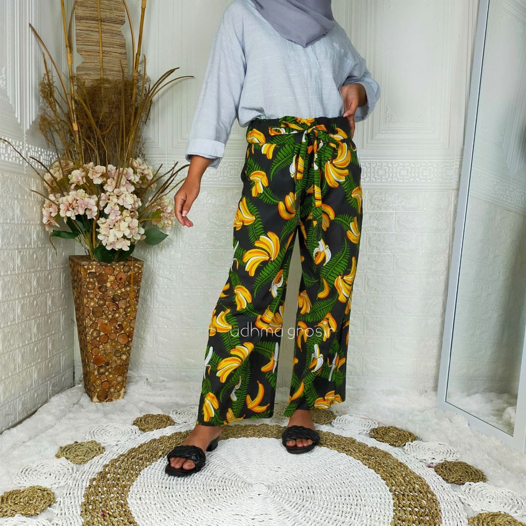 CELANA KULOT KATUN MOTIF TREND KEKINIAN