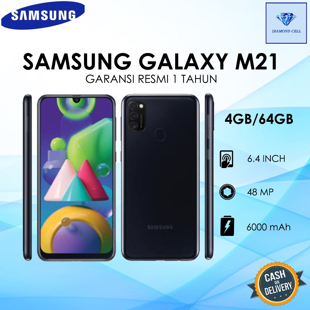 Samsung Galaxy M21 4 64 Gb Garansi Resmi 1 Tahun Shopee Indonesia