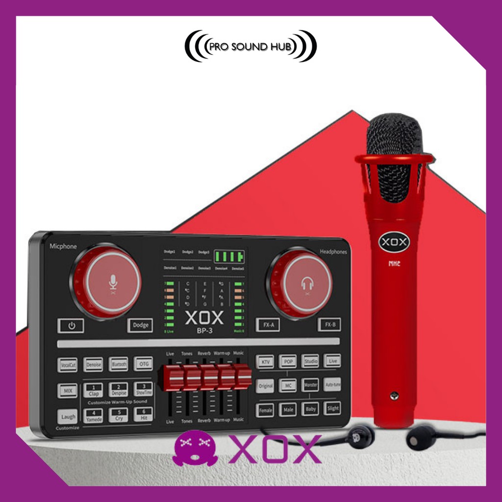 XOX BP3 BP-3 Soundcard USB Smartphone Audio Interface Karaoke Smule