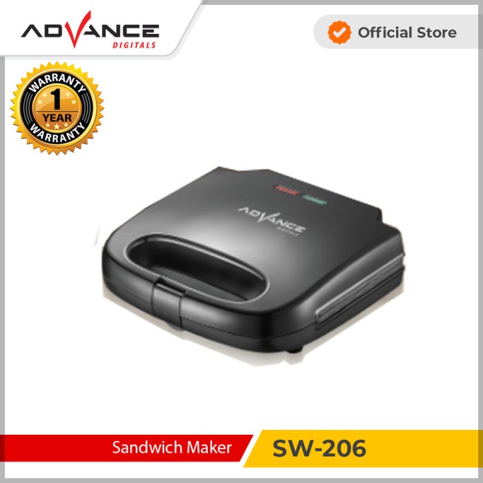 Advance Sandwich Maker SW-206 2 Slot Alat pembuat Sandwich SW206