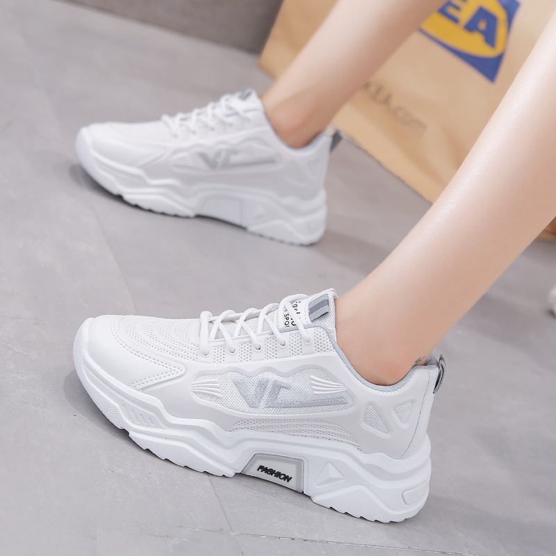 [DREAM] 129 Sepatu Sneaker Putih Wanita Premium Quality Sepatu Olahraga Sepatu Sneakers Wanita Kulit PU Premium