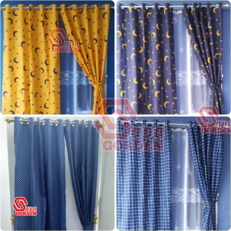 Gorden Katun gorden minimalis jendela pintu