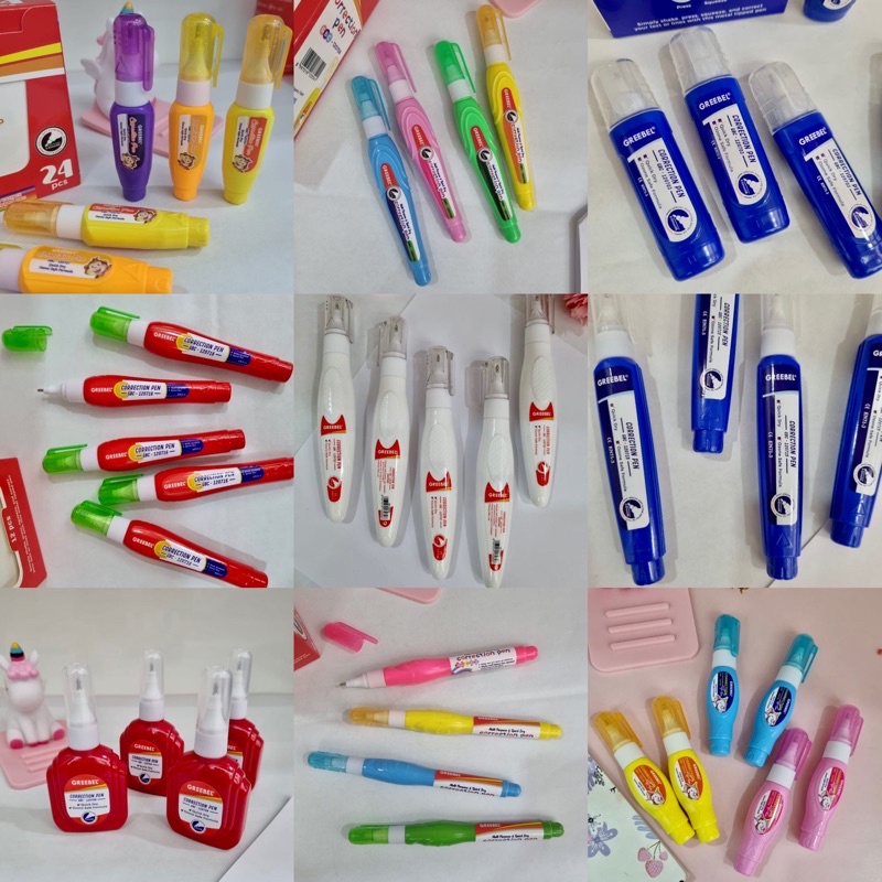 

[1 BUAH] GREEBEL CORRECTION PEN | TIPE X CAIR SATUAN