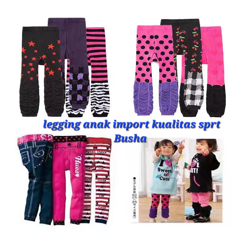 LEGGING ANAK BAYI PEREMPUAN KAOS KAKI LEGING ANAK RAJUT PANJANG BUKA