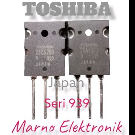 TR TOSHIBA C5200 A1943 ORI ASLI JAPAN SERI 939 2SC5200 2SA1943