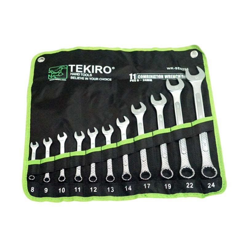 Jual TEKIRO KUNCI RING PAS SET (8 - 24 MM) 11 PCS /KUNCI RINGPAS SET