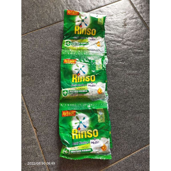 rinso detergent bubuk renteng isi 6*40gr