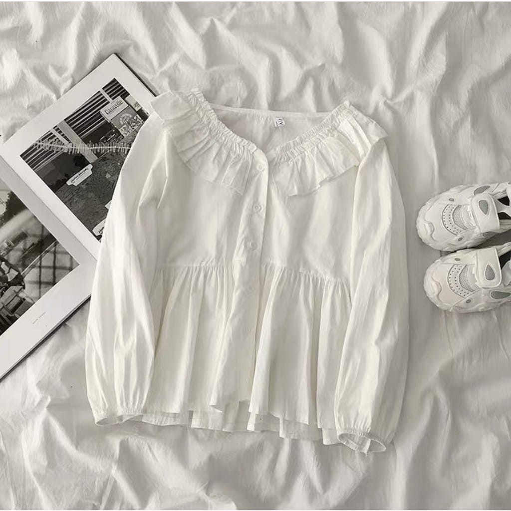 ARIANA BLOUSE - blouse wanita / blouse kekinian / blouse cantik / simple blouse / blouse polos