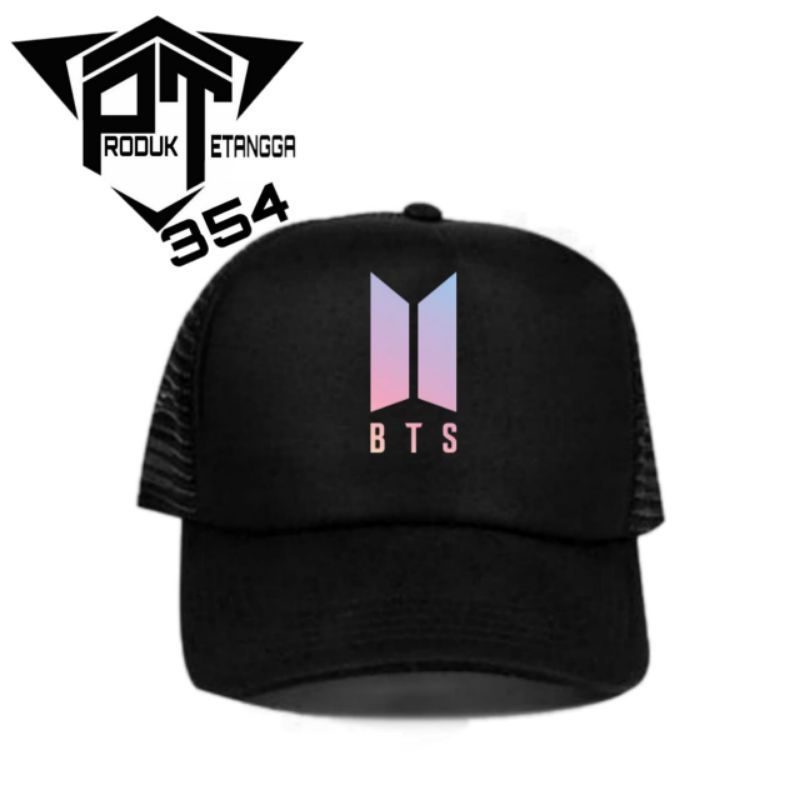 TOPI BTS KPOP KOREA - TOPI JARING BASEBALL BOYBAND KOREA - HITAM PRIA WANITA DEWASA - MURAH