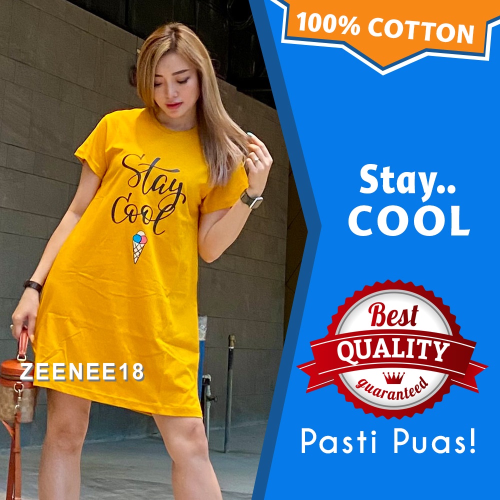 Daster Lucu Dewasa Bahan Katun Kekinian Stay Cool