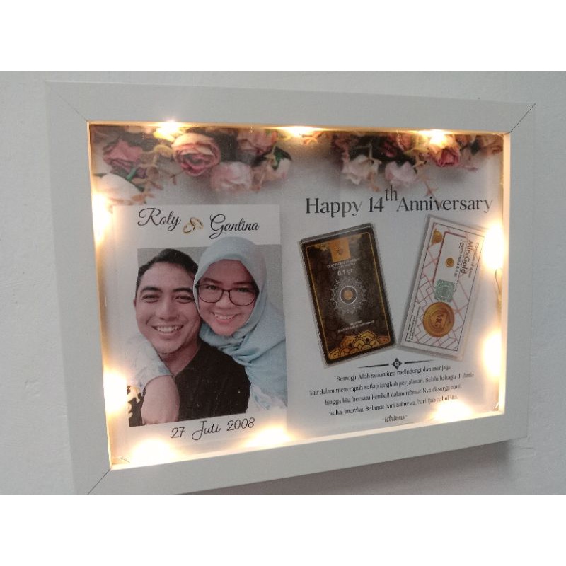 Kado nikahan LED FREE MINIGOLD