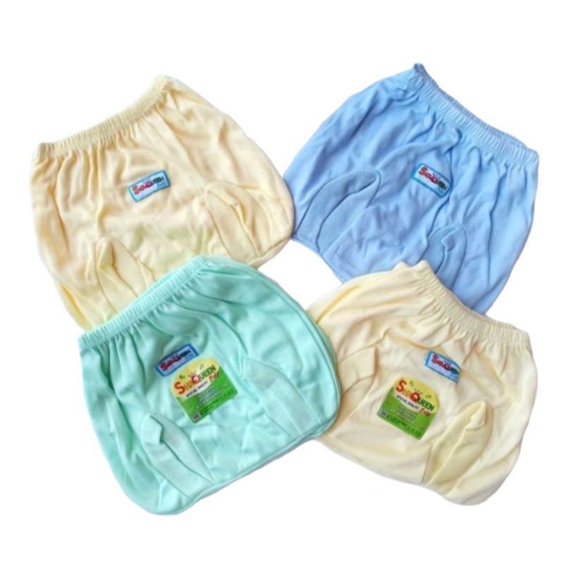 6 pcs/setangah lusin pakaian bayi polos shaqueen kualitas SNI