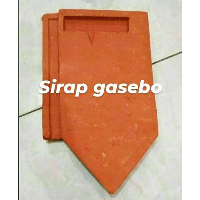 genteng sirap / genteng sirap tanah liat / genteng sirap gazebo / genteng sirap lancip