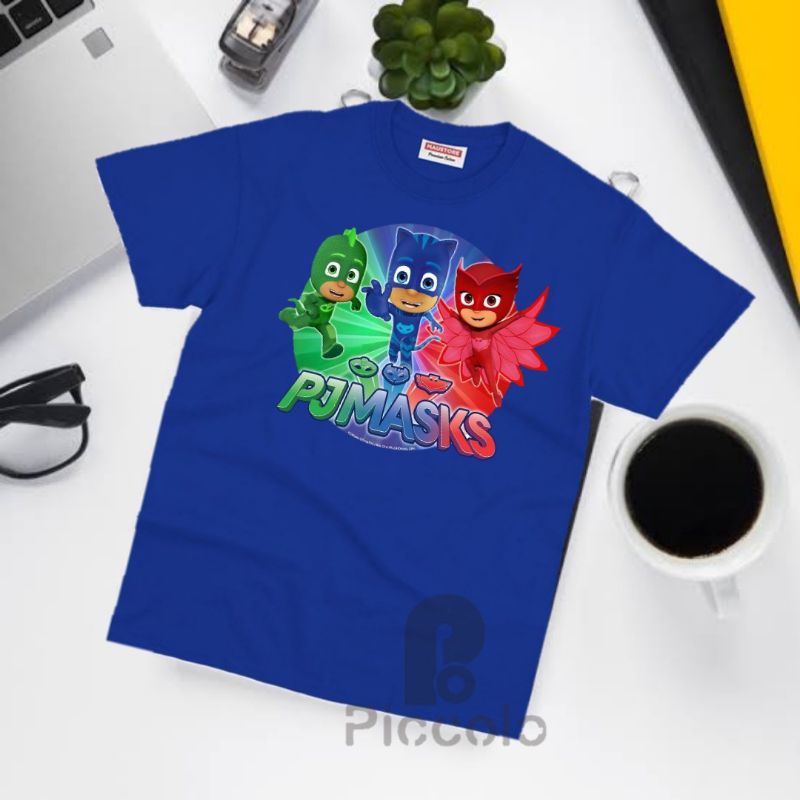 BAJU KAOS ANAK PJ MASKS BANAN PREMIUM CATOON (FREE NAMA ANAK)