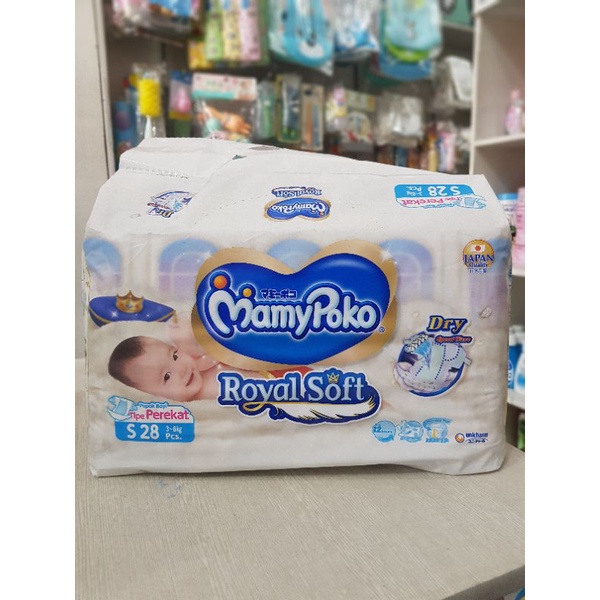 Mamy Poko Royal Soft Perekat S 28 / Popok Perekat Mamy Poko