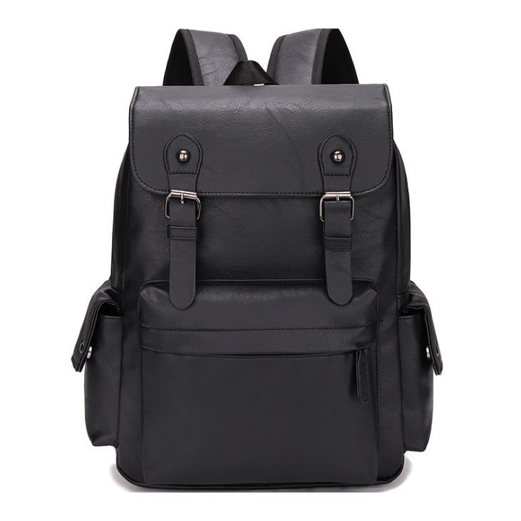 Backpack Tas Ransel Kulit Laptop Pria Import