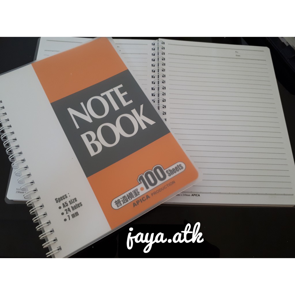 Notebook - Buku Tulis - Buku Catatan A5 50 dan 100 lembar