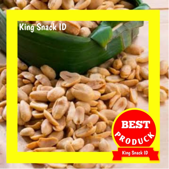 

1KG KACANG BAWANG PANGGANG / KACANG BALI 2 VARIAN RASA (ASIN & MANIS) - Asin