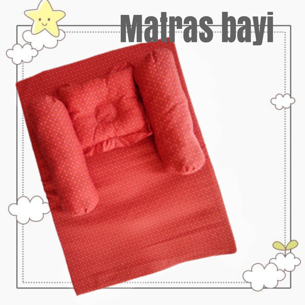 Matras Bayi | Tempat Tidur Bayi | Bedding Set Bantal