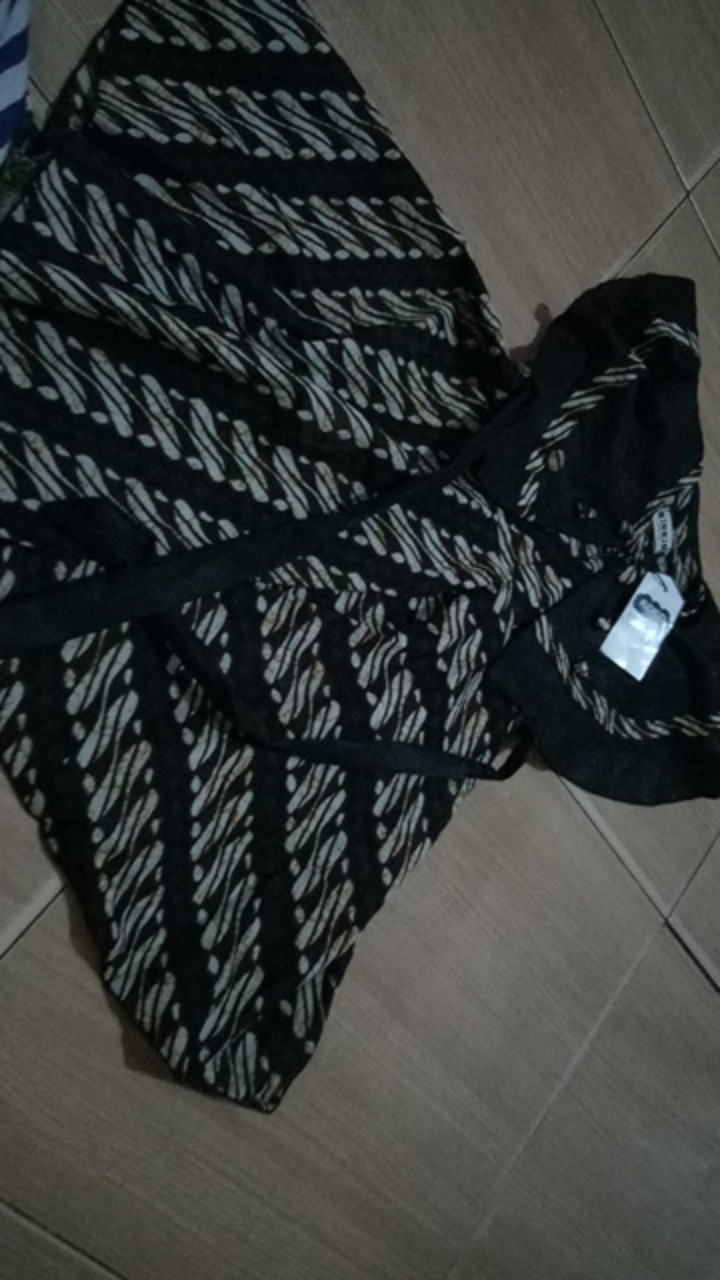 Dress Batik Anak Perempuan Dress Anak Pesta Kekinian Baju Cewek Usia 1-9 Tahun Kode Md-1