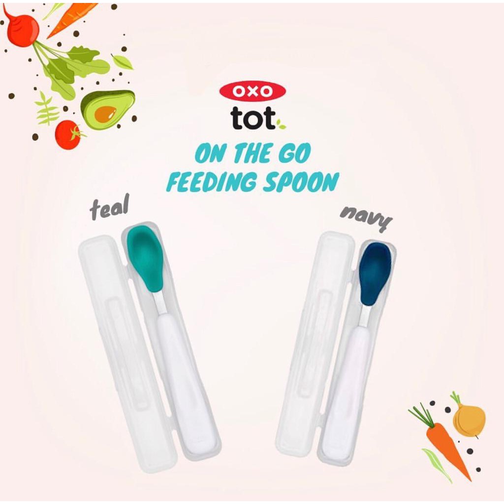 OXO TOT ON THE GO FEEDING SPOON / SENDOK MAKAN