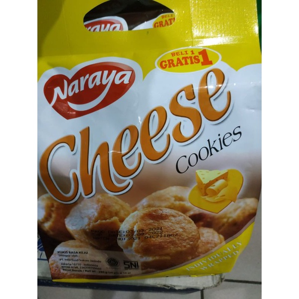 

NARAYA CHEESE COOKIES HALAL AMAN DIKOMSUMSI