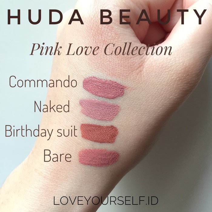 huda beauty pink love collection
