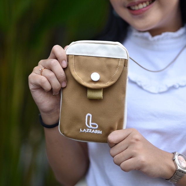 EVE CAPPUCINO |ManNeedMe X LAZZARDI| Tas HP Wanita Sling Bag Tas Selempang Handphone ORIGINAL