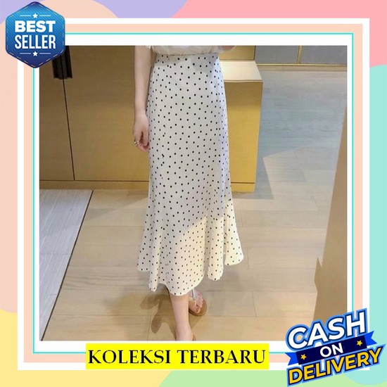 Rok Duyung Scuba Panjang | Rok Duyung Scuba Premium | Rok Wanita Panjang Kekinian | Rok Panjang Wani