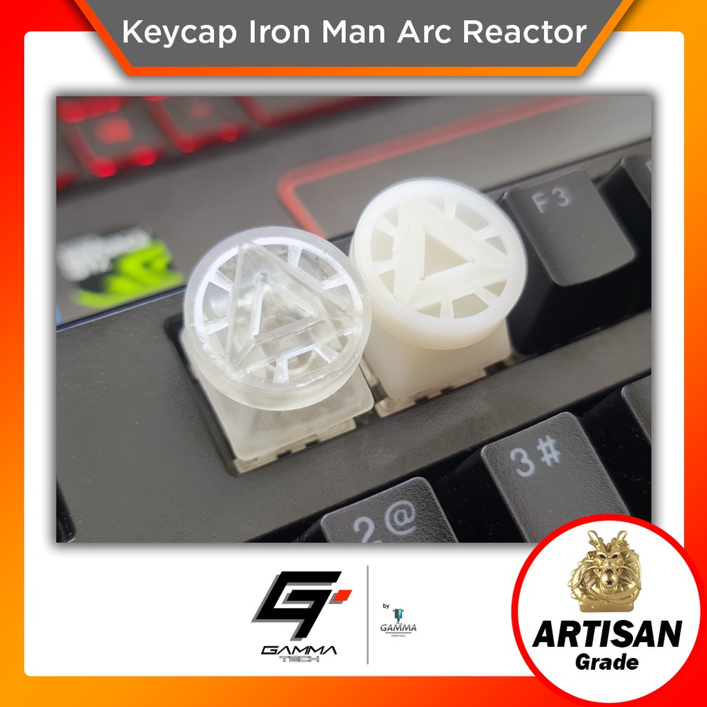 Iron Man Arc Reactor Artisan Keycap / Keycaps Mechanical Keyboard