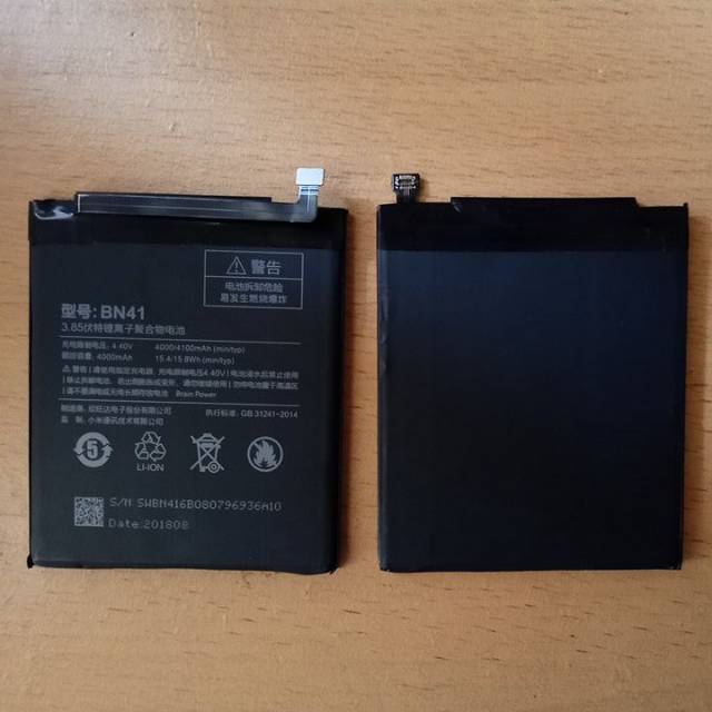 Batre batrai baterai xiaomi redmi note 4 bn41 bn 41 bn-41 original