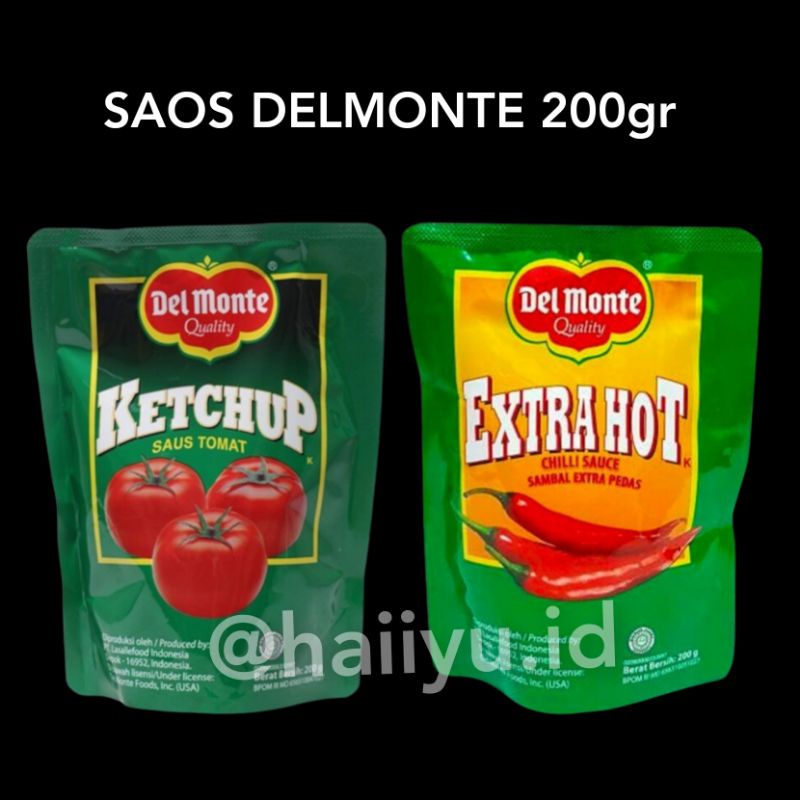 

Delmonte Saos Hot pedas Tomat pouch kecil 200gr DEL monte