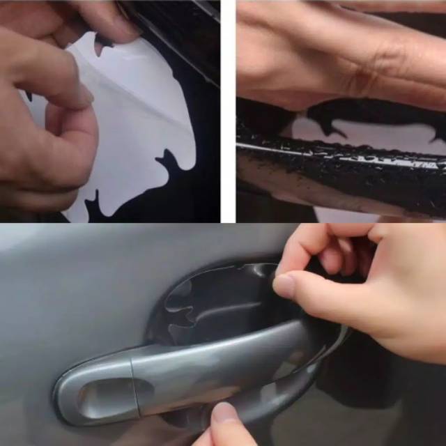 Sticker Anti Gores Pelindung Gagang pintu Mobil - Car Handle Protector