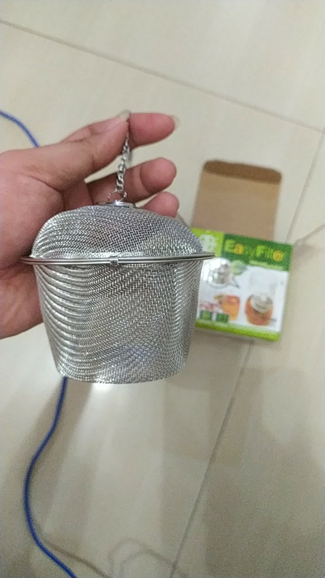 Large Saringan Teh Celup Stainless Steel Tea Infuser Rempah De021