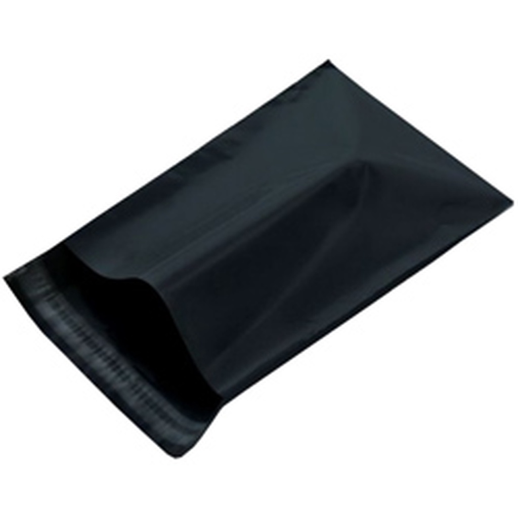 

Black biodegradable eco friendly polymailer - Mailer ramah lingkungan - 36x50 +6 cm warna hitam eco mailer