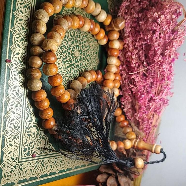 [WeF㊑] tasbih 99 kayu secang kayu merah delima ||Buying now
