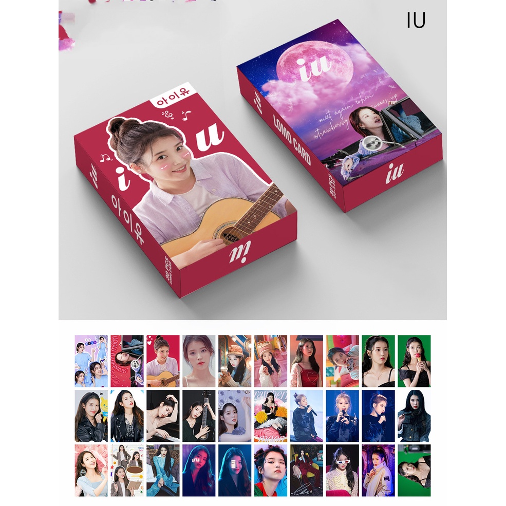 30 Pcs / set Kartu poster Foto album Kpop ITZY IZONE GOT7 TWICE Lomo