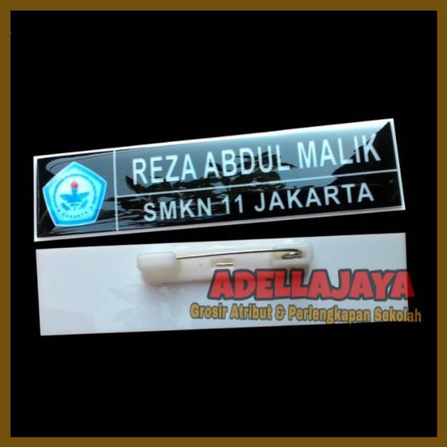 

Name Tag / Papan Nama Akrilik Peniti Resin Custom Murah - Atribut Sekolah