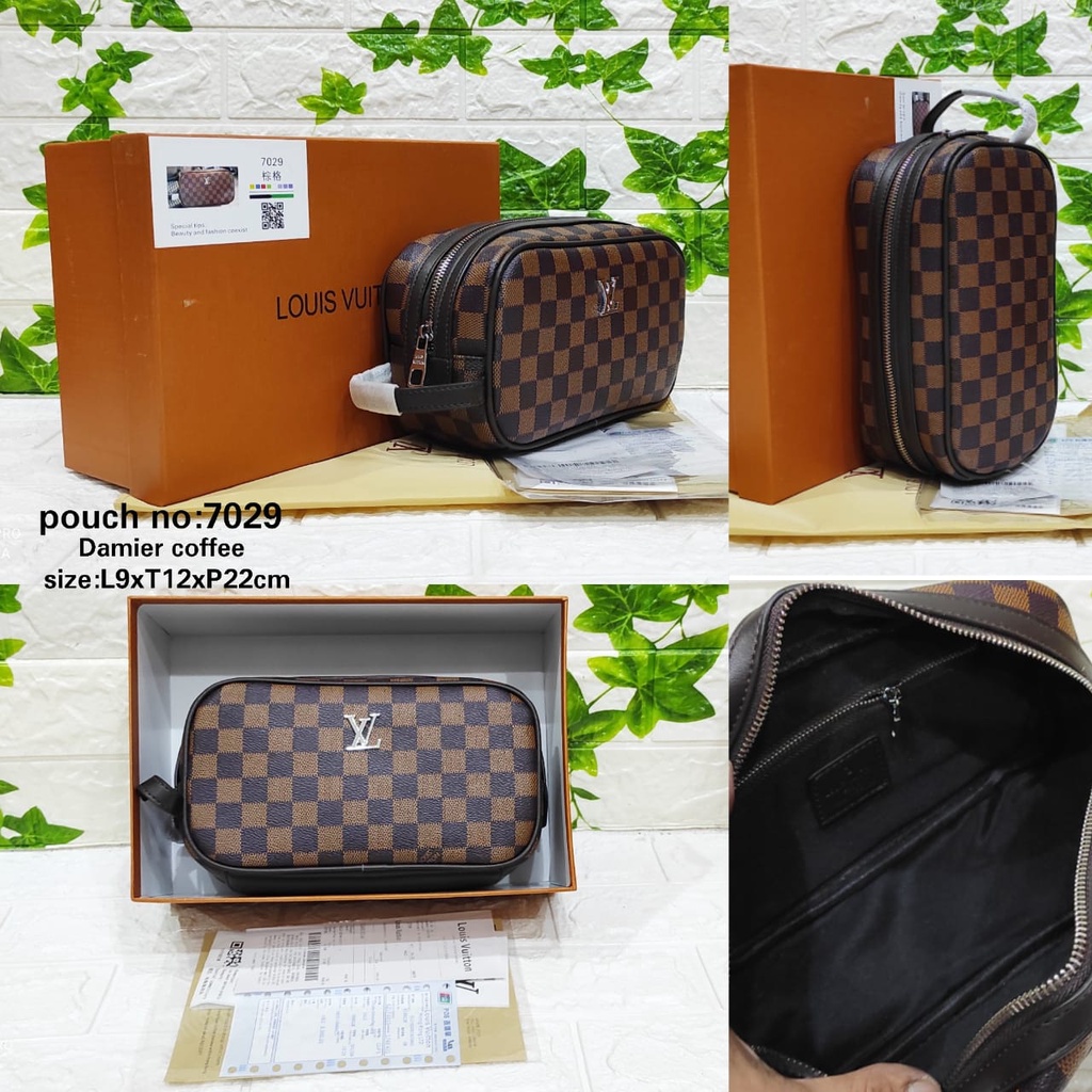 Pouch Leather Quality 66307 / Tas Tangan Pria