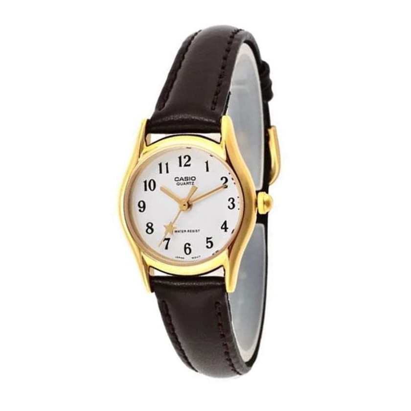CASIO LTP-1094Q-7B4RDF - Jam Tangan Wanita - Coklat
