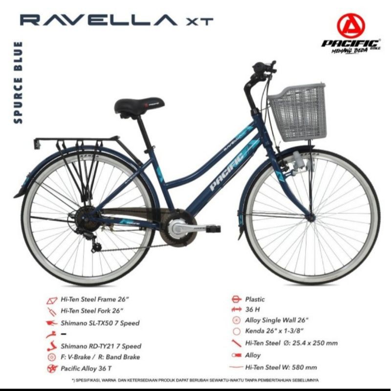 PACIFIC BIKE CTB STEEL RAVELLA XT