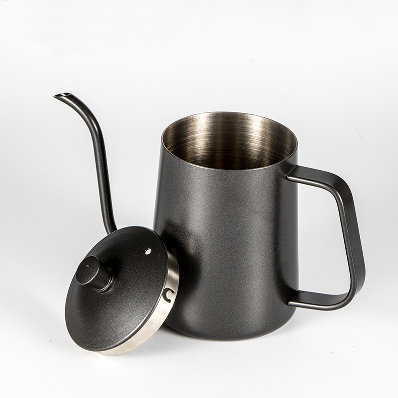 OneTwoCups Coffee Maker Pot Long Mouth Drip Kettle Teko Kopi Barista 600ml 8404 Black Grab Medan