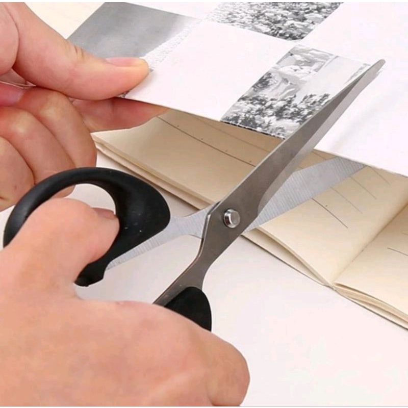 Gunting kertas rambut stainless kuat tajam dan serbaguna