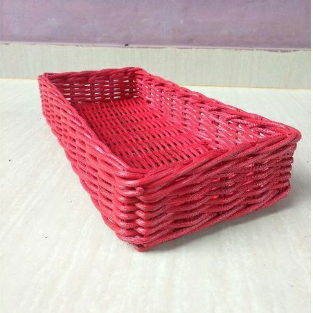 keranjang rotan nampan buah parcel dan sovenir murah 35 X 18 X 7 cm