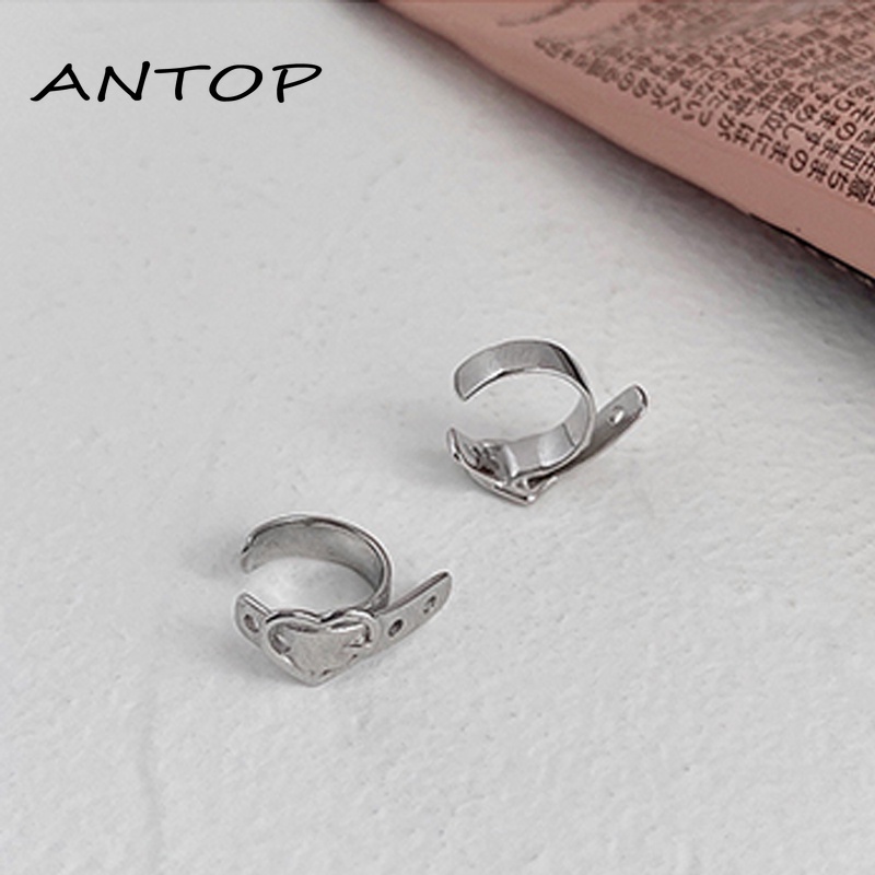 Klip telinga anting-anting cinta Korea Aksesoris Fashion ANTOP