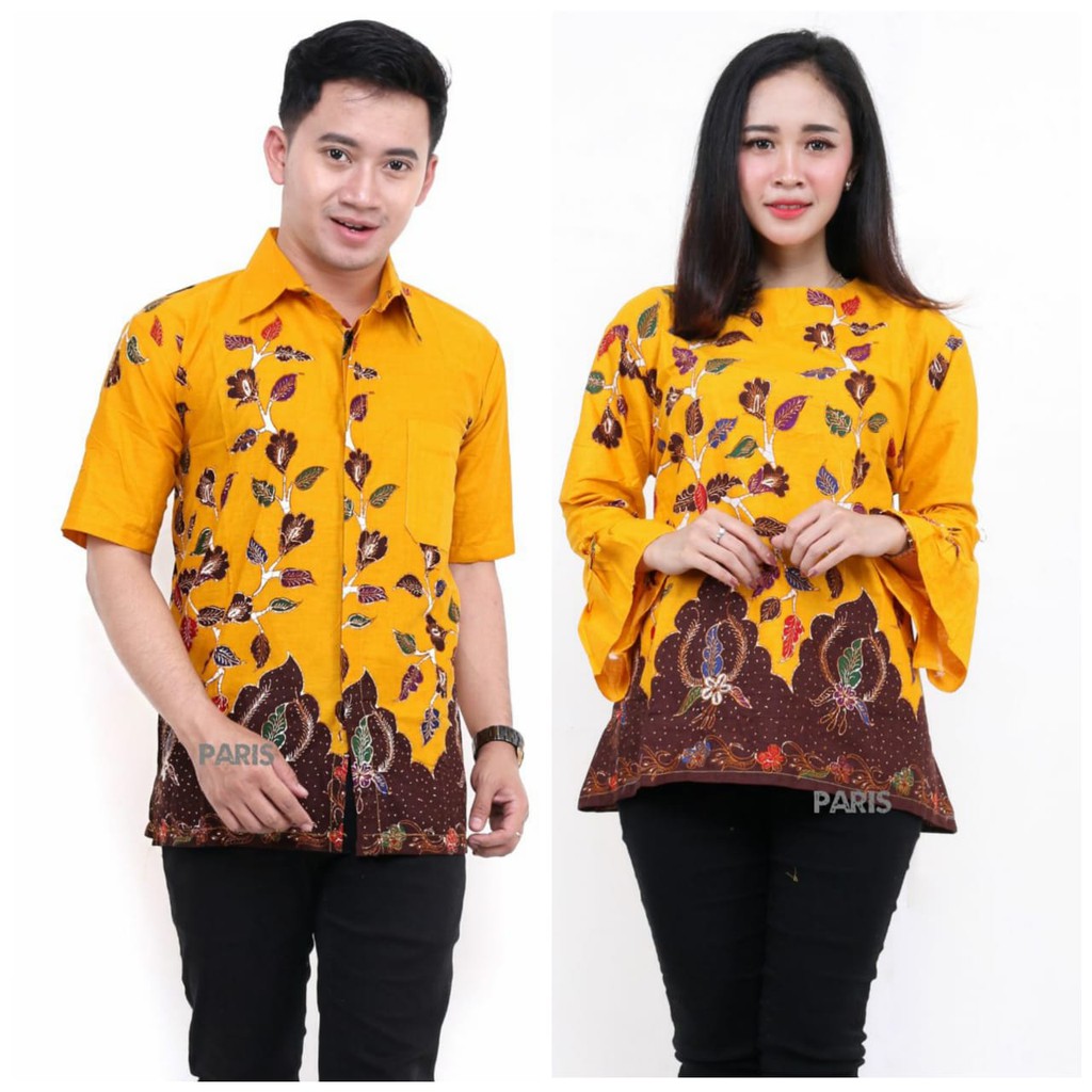 Couple pasangan terbaru kekinian remaja couple batik keluarga modern